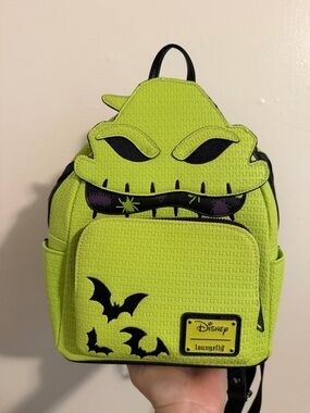 Disney Loungefly Oogie Boogie Mini Backpack Nightmare Glow In The Dark HTF